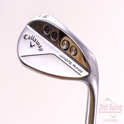 Callaway Jaws Raw Chrome Wedge Sand SW 56° 12 Deg Bounce X Grind Dynamic Gold Spinner TI 115 Steel Wedge Flex Right Handed 35.25in