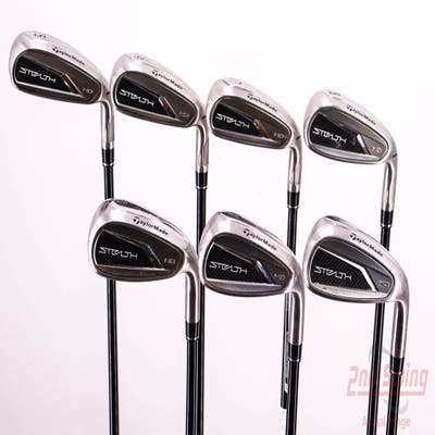 TaylorMade Stealth HD Iron Set 5-PW AW Fujikura Ventus Red 5 Graphite Senior Right Handed 38.5in