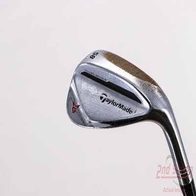 TaylorMade Milled Grind 2 Chrome Wedge Lob LW 58° 8 Deg Bounce True Temper Dynamic Gold S200 Steel Stiff Right Handed 34.5in