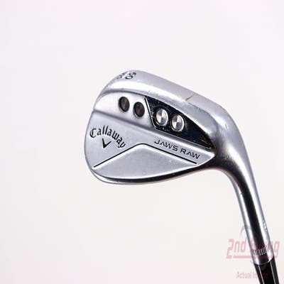 Callaway Jaws Raw Chrome Wedge Lob LW 60° 10 Deg Bounce S Grind Dynamic Gold Spinner TI Steel Wedge Flex Right Handed 34.75in