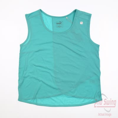 New Womens Puma Breezy Tank Top Small S Blue MSRP $25