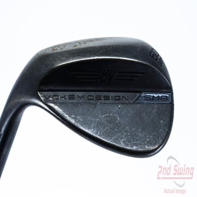 Titleist Vokey SM8 Jet Black Wedge Lob LW 60° 8 Deg Bounce M Grind Titleist Vokey BV Steel Wedge Flex Left Handed 35.5in