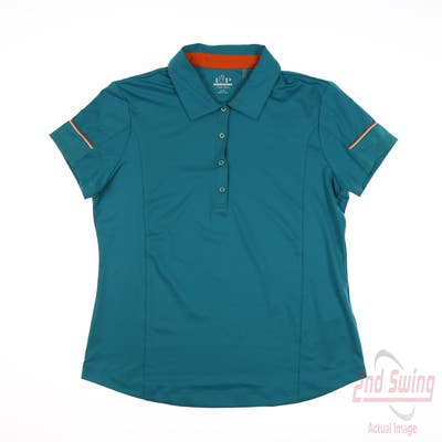 New Womens EP Pro Golf Polo Small S Blue MSRP $80