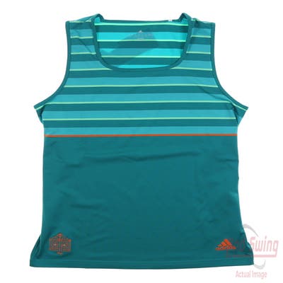 New W/ Logo Womens Adidas Golf Tank Top X-Small XS Multi MSRP $55