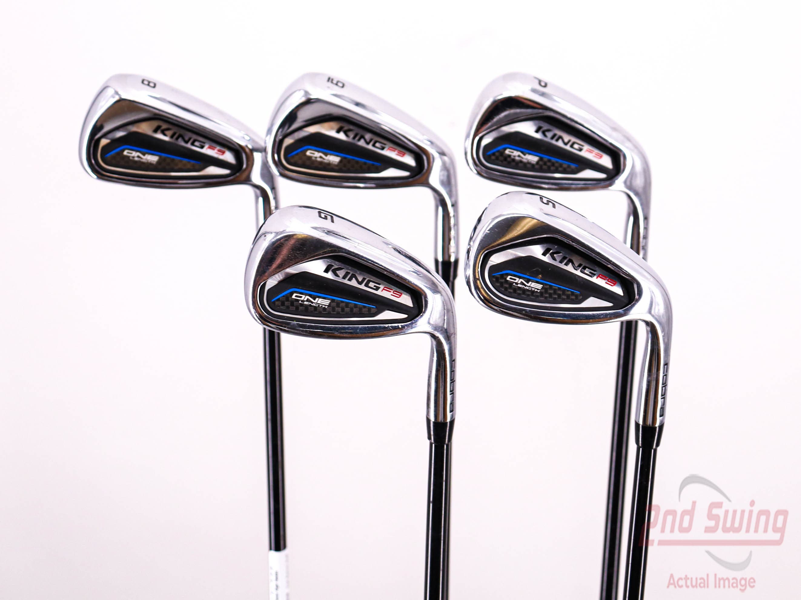 Cobra King F9 Speedback Irons / 5-SW+GW / Senior Flex Atmos Black 6 Shafts