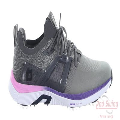 New Womens Golf Shoe Footjoy 2023 Hyperflex Medium 9 Grey/White/Purple MSRP $170 98168