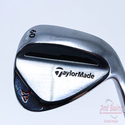 TaylorMade Milled Grind 2 Chrome Wedge Lob LW 60° 12 Deg Bounce True Temper Dynamic Gold S200 Steel Stiff Right Handed 34.75in