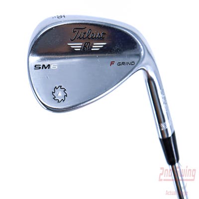 Titleist Vokey SM6 Tour Chrome Wedge Sand SW 56° 14 Deg Bounce F Grind SM6 BV Steel Wedge Flex Right Handed 35.25in