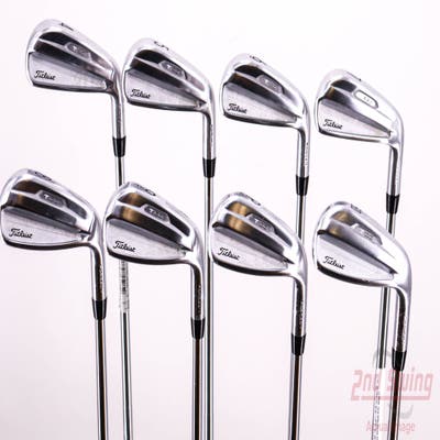 Titleist 2021 T100 Iron Set 4-PW AW True Temper AMT Tour White Steel Stiff Right Handed 38.0in