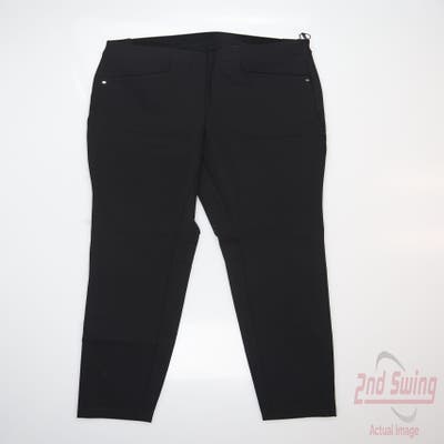 New Womens Ralph Lauren RLX Pants 2 x Black MSRP $165