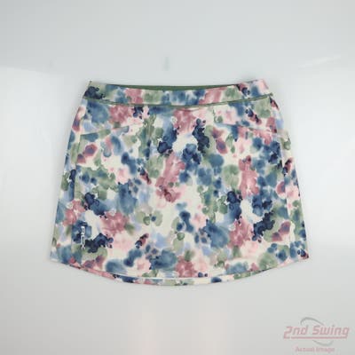 New Womens Ralph Lauren RLX Skort Large L Multi MSRP $148