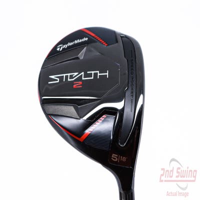 Mint TaylorMade Stealth 2 Fairway Wood 5 Wood 5W 18° Fujikura Ventus Red TR 5 Graphite Regular Right Handed 42.25in