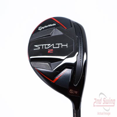 Mint TaylorMade Stealth 2 Fairway Wood 5 Wood 5W 18° Fujikura Ventus Red TR 5 Graphite Regular Right Handed 42.25in