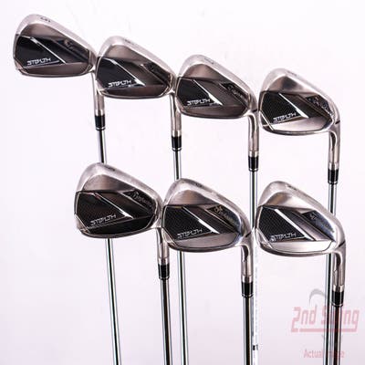 TaylorMade Stealth Iron Set 5-PW GW FST KBS MAX 85 MT Steel Stiff Right Handed 38.5in