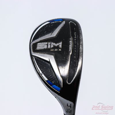 TaylorMade SIM MAX Hybrid 4 Hybrid 22° Fujikura Ventus Blue 6 Graphite Regular Right Handed 40.5in