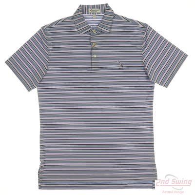 New W/ Logo Mens Peter Millar Polo Small S Multi MSRP $100