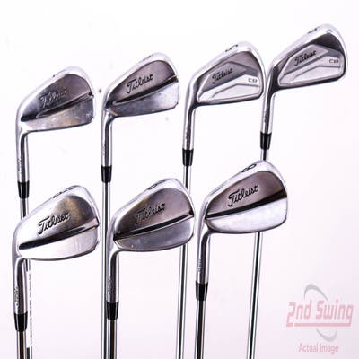 Titleist 620 MB/CB Combo Iron Set 4-PW True Temper AMT Tour White Steel Stiff Left Handed 37.75in