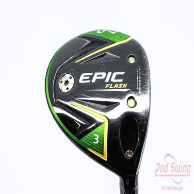 Callaway EPIC Flash Fairway Wood 3 Wood 3W 15° Mitsubishi Tensei AV Blue 75 Graphite Stiff Right Handed 43.0in