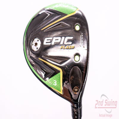 Callaway EPIC Flash Fairway Wood 3 Wood 3W 15° Project X EvenFlow Green 65 Graphite Regular Right Handed 43.0in