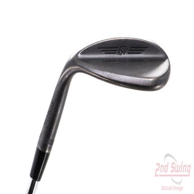 Titleist Vokey SM9 Jet Black Wedge Lob LW 62° 8 Deg Bounce M Grind FST KBS Hi-Rev 2.0 125 Steel Stiff Left Handed 35.25in