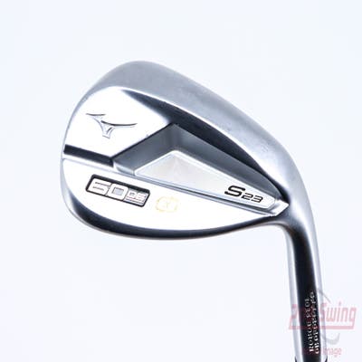 Mizuno S23 Satin Chrome Wedge Lob LW 60° 6 Deg Bounce X Grind FST KBS Hi-Rev 2.0 115 Steel Wedge Flex Right Handed 35.0in