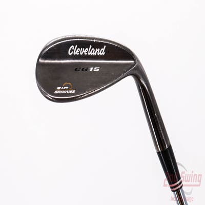 Cleveland CG15 Black Pearl Wedge Gap GW 52° 10 Deg Bounce Cleveland Traction Wedge Steel Wedge Flex Right Handed 37.25in