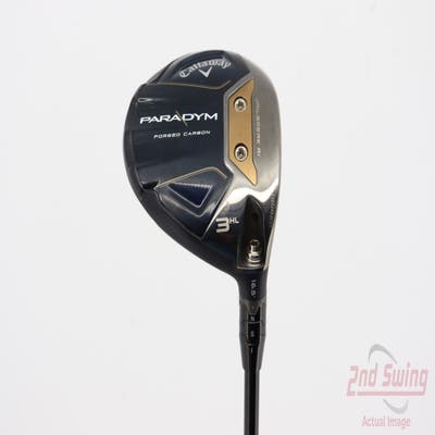 Callaway Paradym Fairway Wood 3 Wood HL 16.5° PX HZRDUS Smoke Red RDX 70 Graphite Stiff Right Handed 42.5in