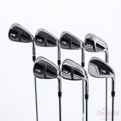 TaylorMade M6 Iron Set 5-PW AW FST KBS MAX 85 Steel Regular Right Handed 38.75in