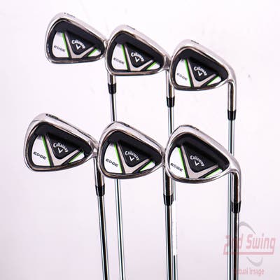 Callaway 2018 Edge Iron Set 6-PW SW Callaway Stock Steel Steel Regular Right Handed 37.75in