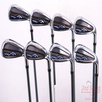 Callaway Paradym X Iron Set 6-PW AW GW SW UST Mamiya Recoil 65 Dart Graphite Regular Right Handed 37.75in