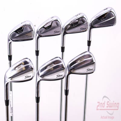 Titleist 2021 T100S Iron Set 4-PW True Temper AMT Black R300 Steel Regular Left Handed 38.0in