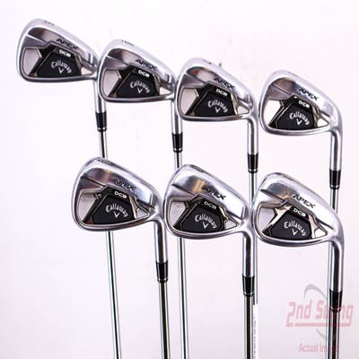 Callaway Apex DCB 21 Iron Set 5-PW AW True Temper Elevate MPH 95 Steel Stiff Right Handed 38.0in