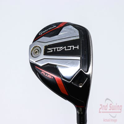 TaylorMade Stealth Plus Fairway Wood 3 Wood 3W 13.5° PX HZRDUS Smoke Red RDX 75 Graphite Stiff Right Handed 43.5in