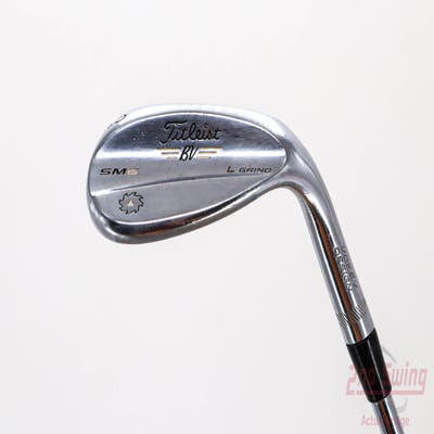 Titleist Vokey SM6 Tour Chrome Wedge Lob LW 60° 4 Deg Bounce L Grind SM6 BV Steel Wedge Flex Right Handed 35.0in