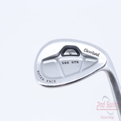 Cleveland 588 RTX CB Satin Chrome Wedge Gap GW 50° 10 Deg Bounce True Temper Dynamic Gold Steel Wedge Flex Right Handed 35.75in