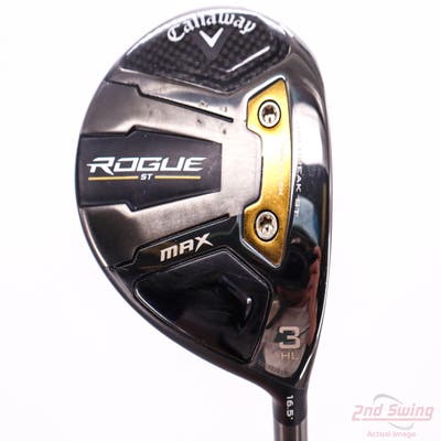 Callaway Rogue ST Max Fairway Wood 3 Wood HL 16.5° UST Mamiya Recoil ES 450 Graphite Senior Right Handed 43.0in