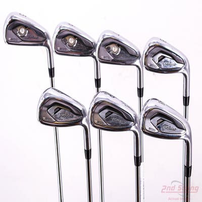 Titleist T200 Iron Set 5-PW GW True Temper AMT Black S300 Steel Stiff Right Handed 38.5in