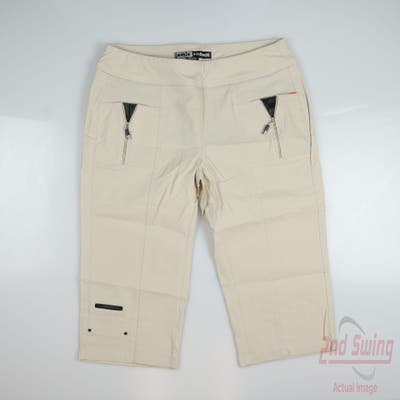 New Womens Jamie Sadock Pants 10 x Tan MSRP $110