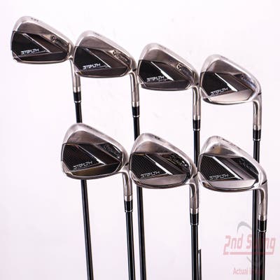 TaylorMade Stealth Iron Set 5-PW AW Fujikura Ventus Red 6 Graphite Regular Right Handed 38.5in