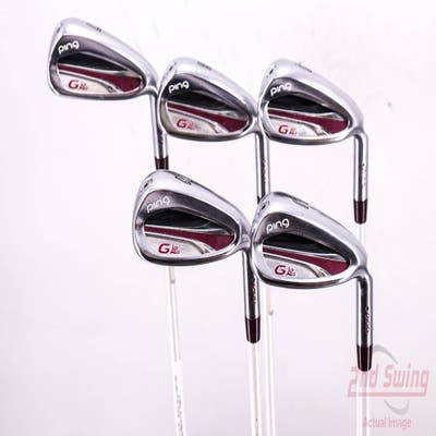 Ping G LE 2 Iron Set 7-PW AW ULT 240 Lite Graphite Ladies Right Handed Black Dot 37.5in