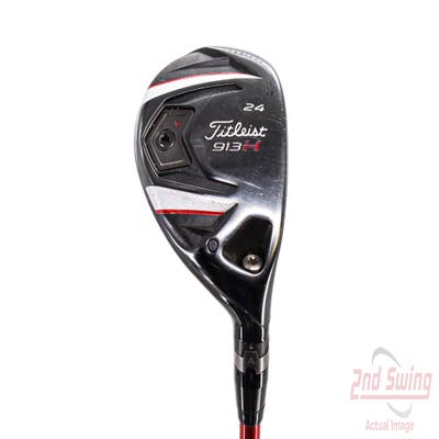 Titleist 913H Hybrid 4 Hybrid 24° Titleist Bassara W Hybrid 60 Graphite Senior Right Handed 40.0in