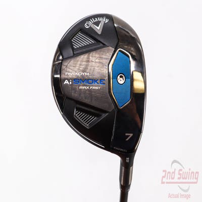 Mint Callaway Paradym Ai Smoke Max Fast Fairway Wood 7 Wood 7W 22° MCA Tensei Blue/Silver 40 Graphite Senior Right Handed 42.25in