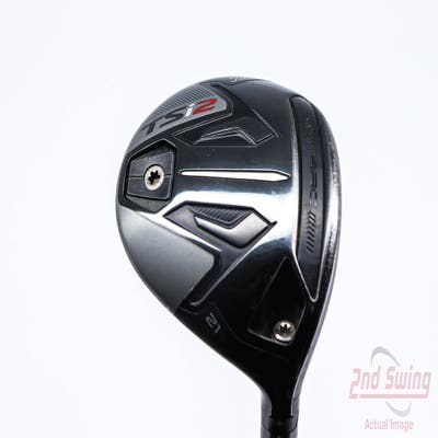 Titleist TSi2 Fairway Wood 7 Wood 7W 21° PX HZRDUS Smoke Red RDX 60 Graphite Stiff Right Handed 41.75in