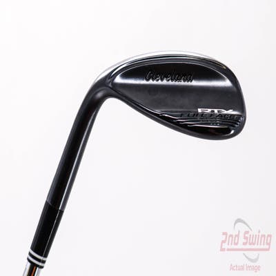 Cleveland RTX Full Face Black Satin Wedge Lob LW 58° 9 Deg Bounce Dynamic Gold Spinner TI Steel Wedge Flex Left Handed 35.25in