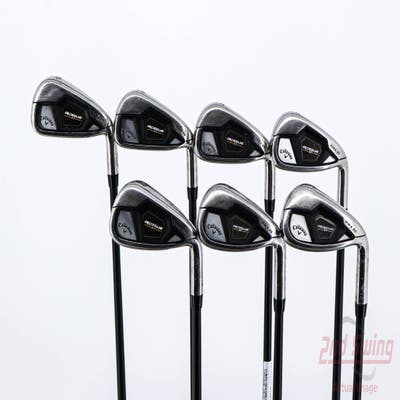 Callaway Rogue ST Max OS Lite Iron Set 5-PW AW Project X Cypher 50 Graphite Senior Right Handed 38.25in