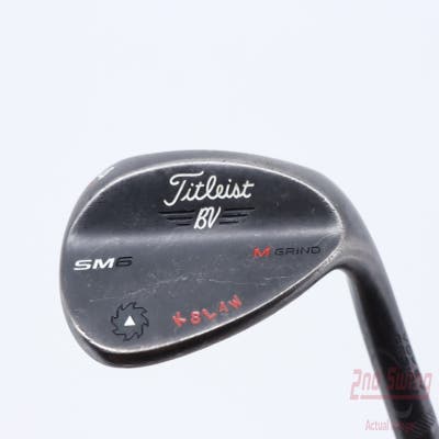 Titleist Vokey SM6 Jet Black Wedge Sand SW 54° 8 Deg Bounce M Grind Nippon Pro Modus 3 115 Wedge Steel Wedge Flex Right Handed 35.5in