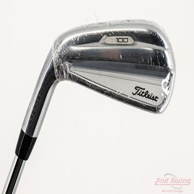 Mint Titleist 2021 T100 Single Iron 7 Iron True Temper AMT White S300 Steel Stiff Left Handed 37.25in