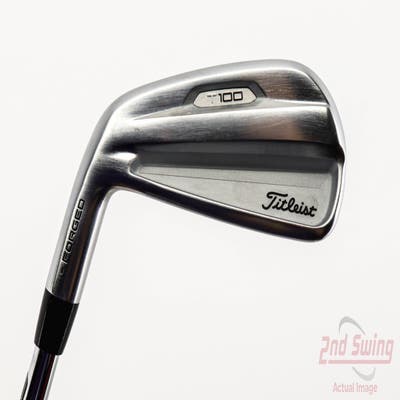 Mint Titleist 2021 T100 Single Iron 4 Iron True Temper AMT White X100 Steel X-Stiff Left Handed 38.75in