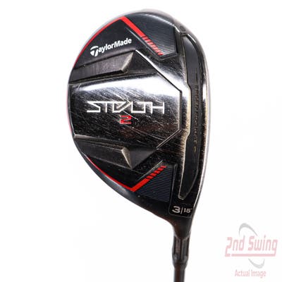 TaylorMade Stealth 2 Fairway Wood 3 Wood 3W 15° Fujikura Ventus Red TR 5 Graphite Regular Right Handed 43.25in