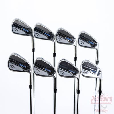 Mint Callaway Paradym Ai Smoke Iron Set 4-GW True Temper Elevate MPH 95 Steel Stiff Right Handed 38.5in